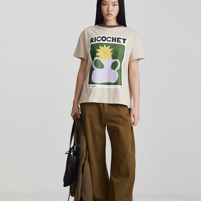 Aiden Tee - Sand Beige & Khaki