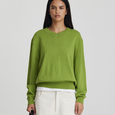 Amina Jumper - Apple Green