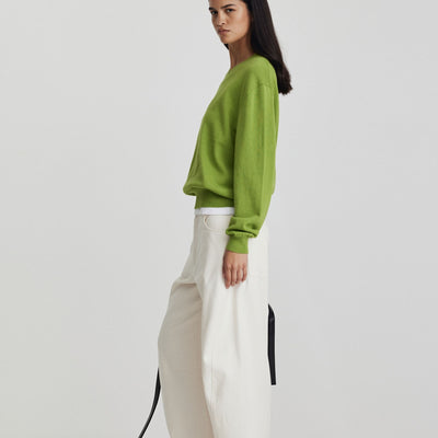 Amina Jumper - Apple Green