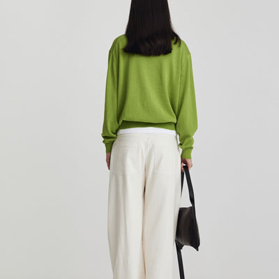 Amina Jumper - Apple Green