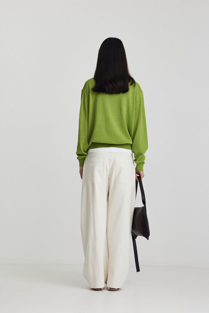 Amina Jumper - Apple Green