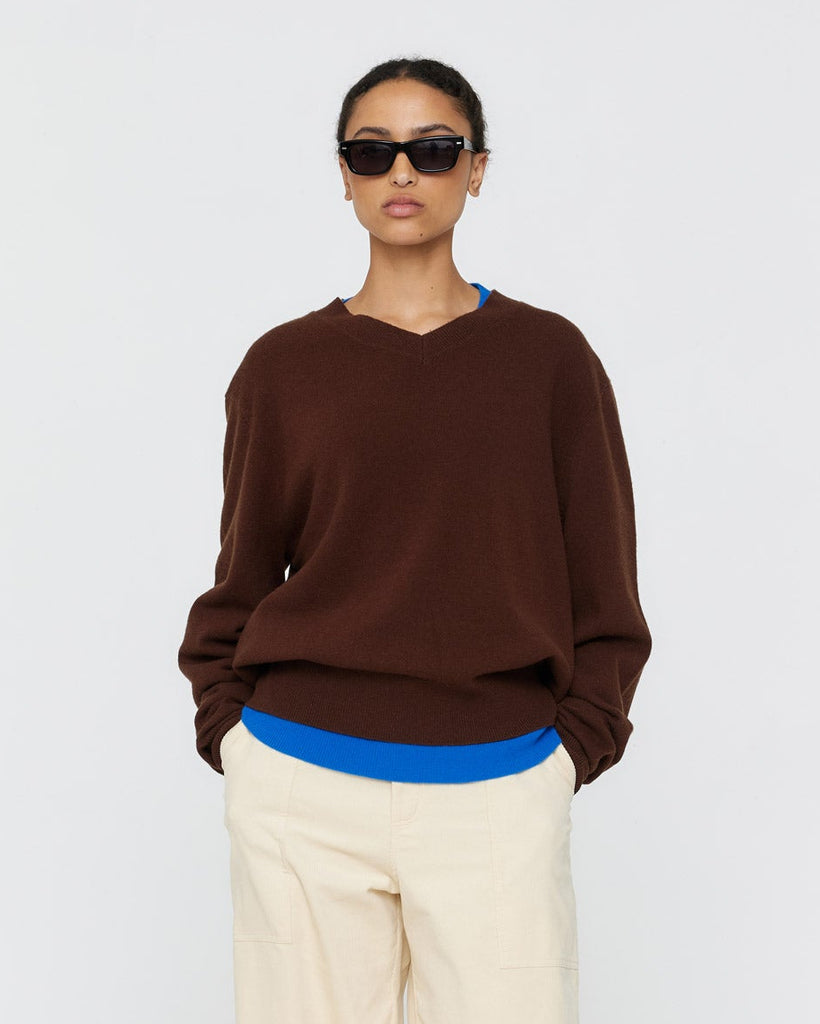 Amina Wool Jumper - Brown