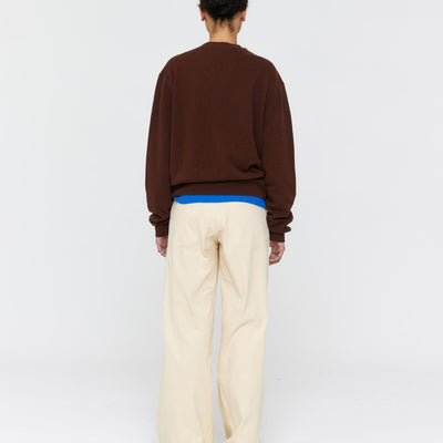 Amina Wool Jumper - Brown