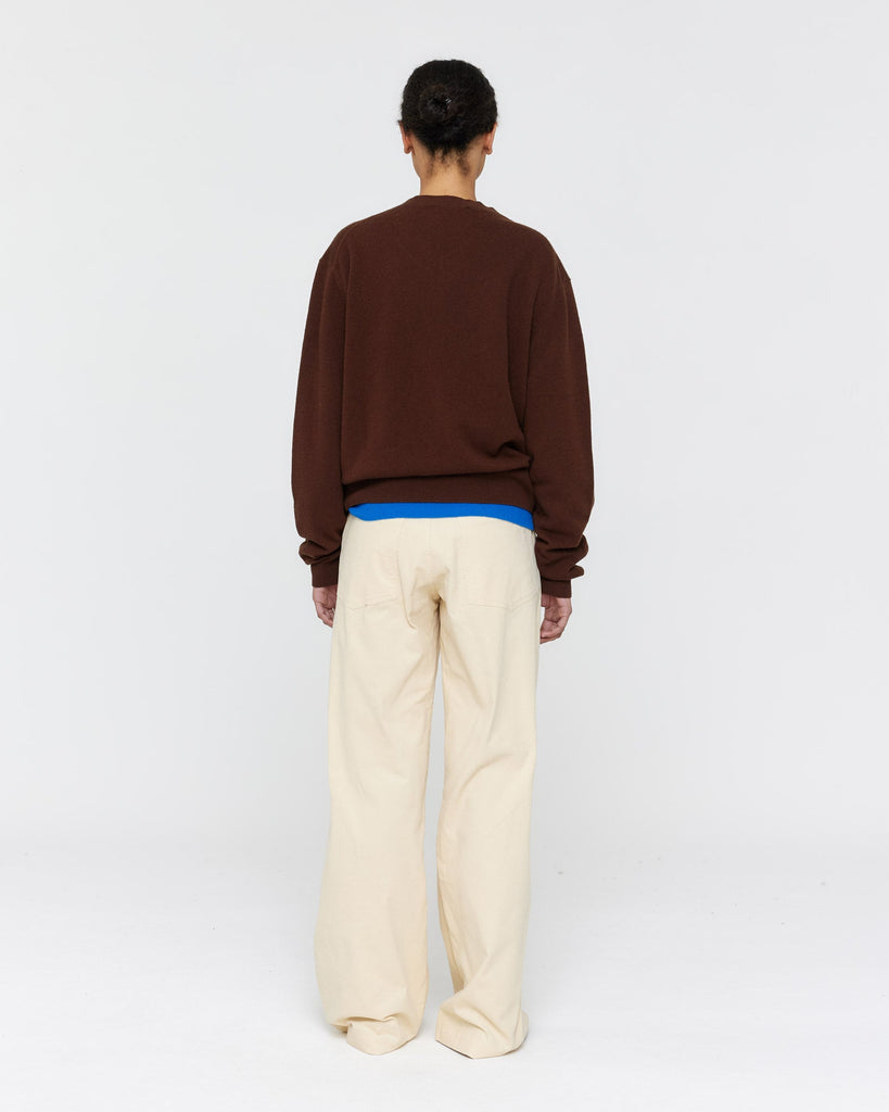 Amina Wool Jumper - Brown