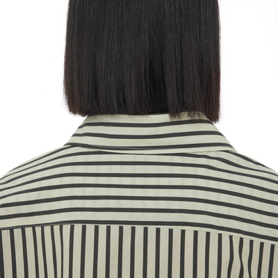 Anchor Shirt - Sage & Khaki Stripe