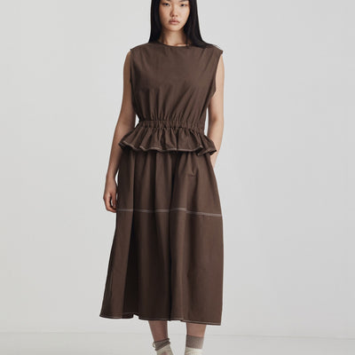 Cara Dress - Brown