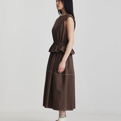 Cara Dress - Brown