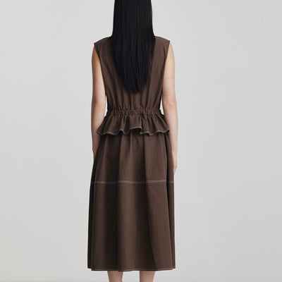 Cara Dress - Brown