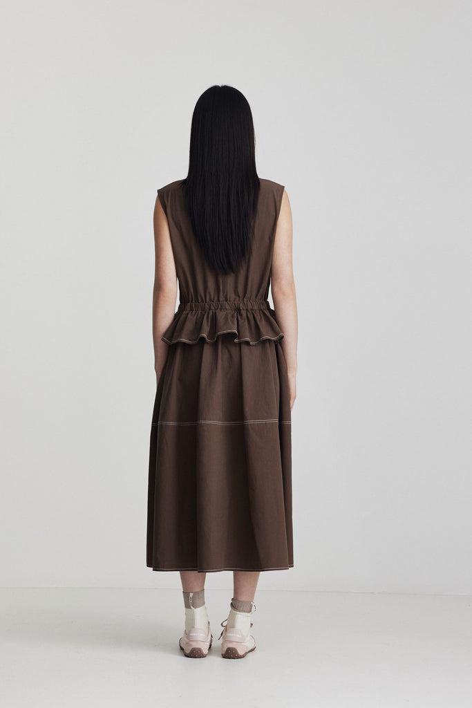 Cara Dress - Brown