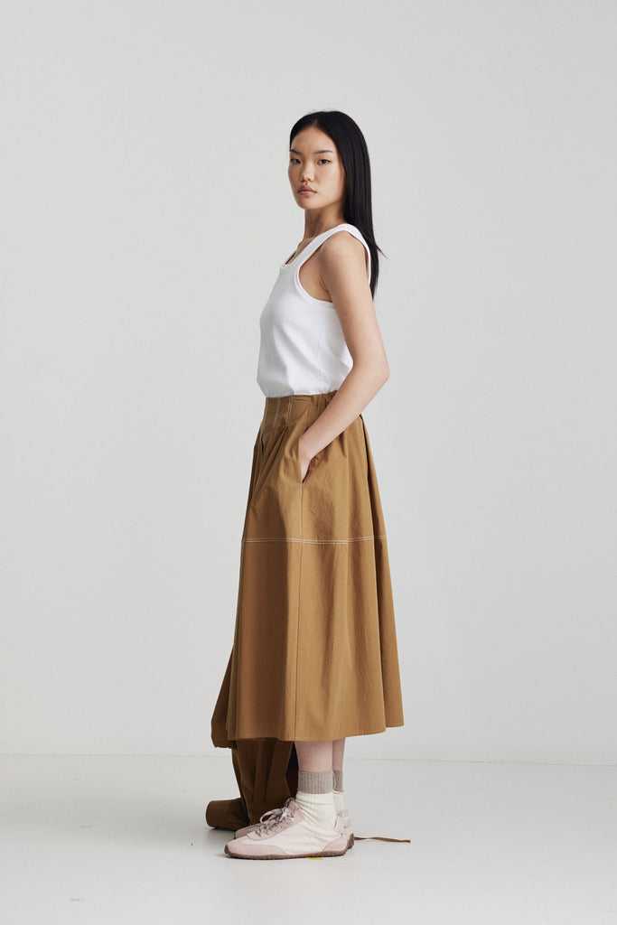 Carter Skirt - Tan