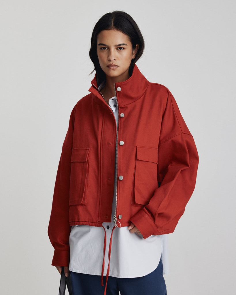 David Jacket - Berry Red