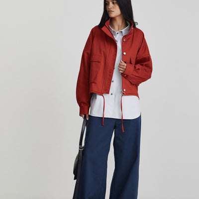 David Jacket - Berry Red