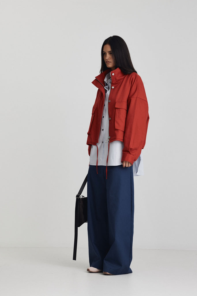 David Jacket - Berry Red