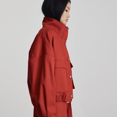 David Jacket - Berry Red