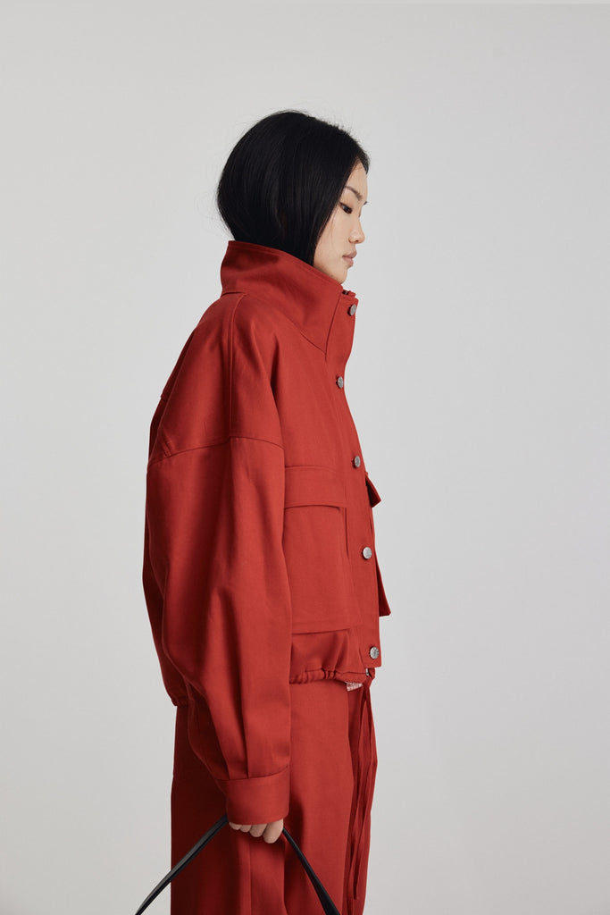 David Jacket - Berry Red
