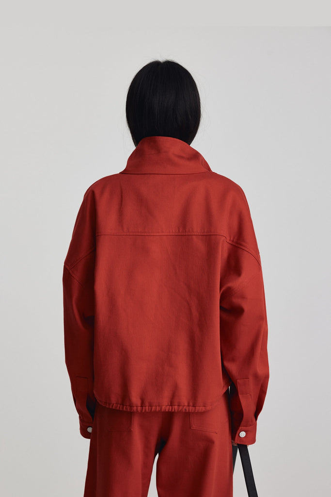 David Jacket - Berry Red