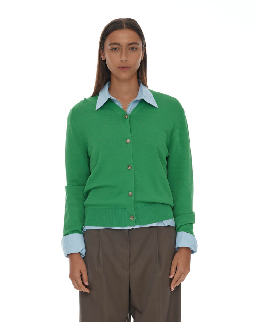 Fils Cardigan - Grass Green