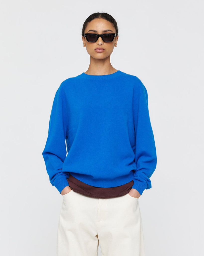 Fils Merino Jumper - Cobalt