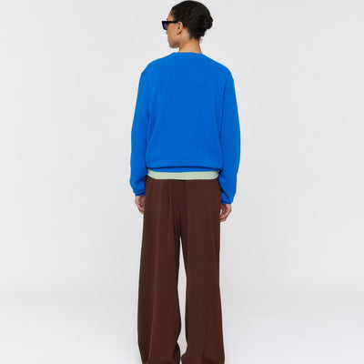 Fils Merino Jumper - Cobalt