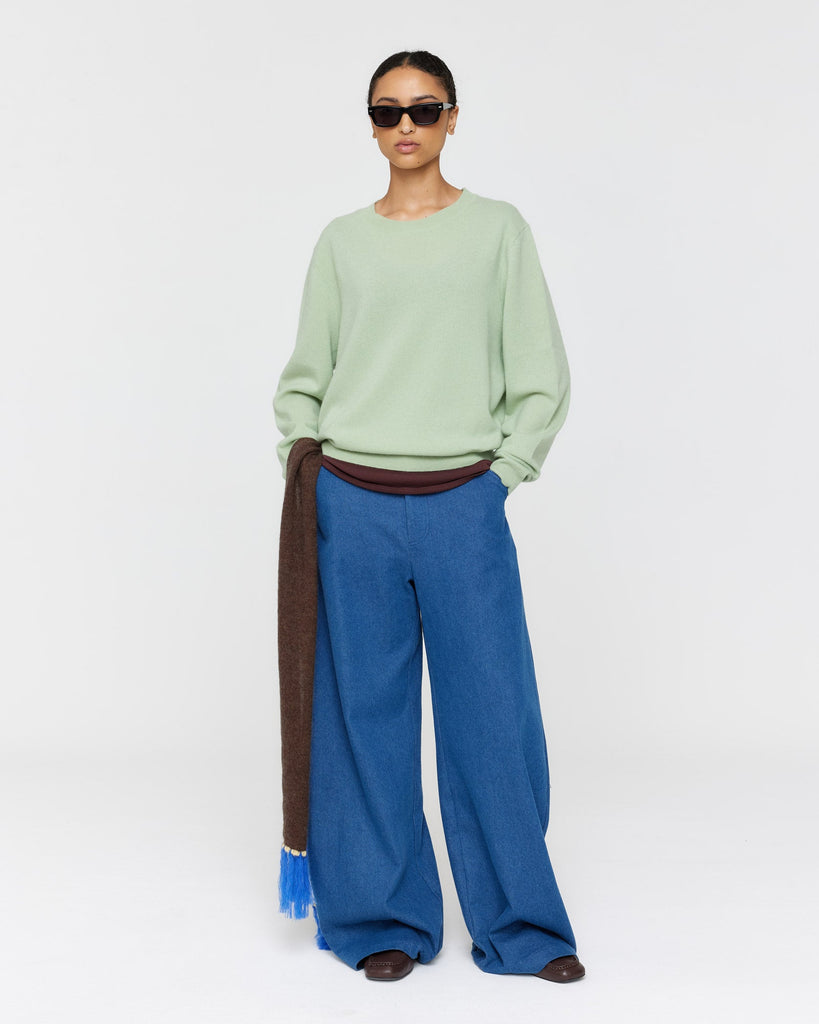 Fils Merino Jumper - Mint