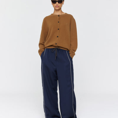 Freddy Merino Cardigan - Tobacco