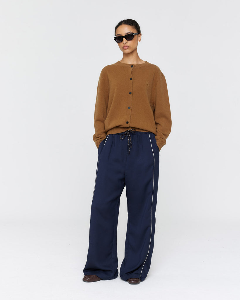 Freddy Merino Cardigan - Tobacco