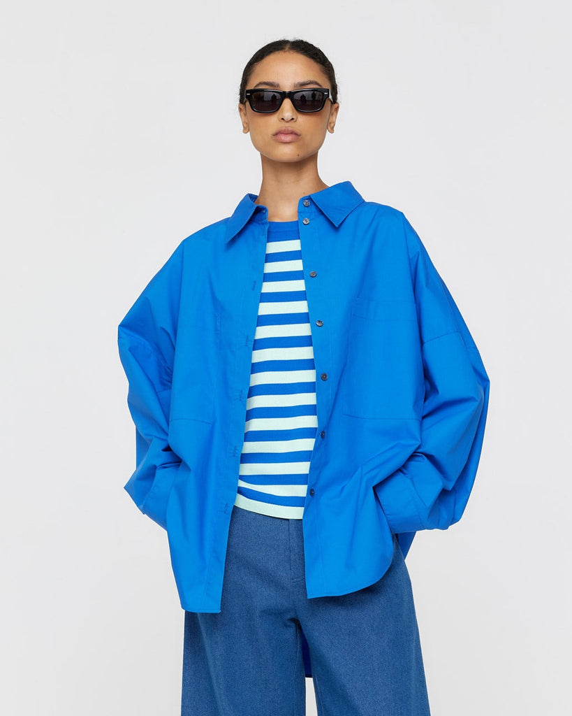 Fredrick Shirt - Cobalt