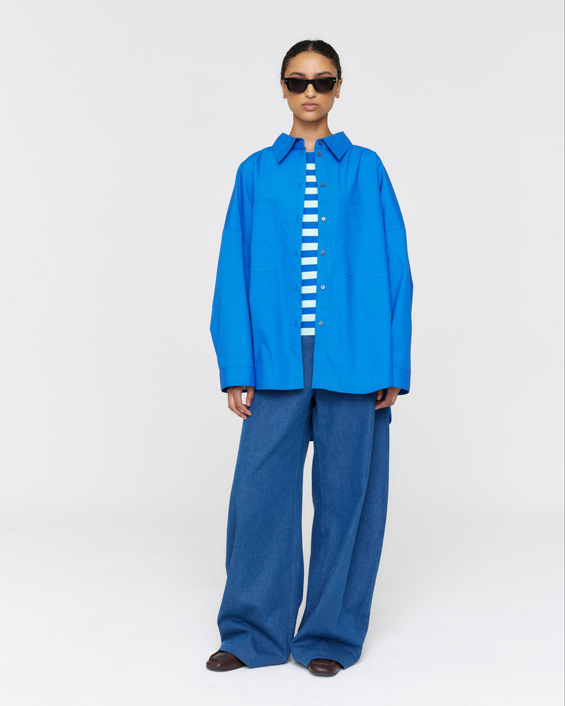 Fredrick Shirt - Cobalt