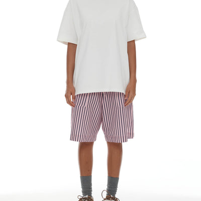 Linley Shorts - Pink & Plum Stripe