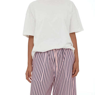 Linley Shorts - Pink & Plum Stripe