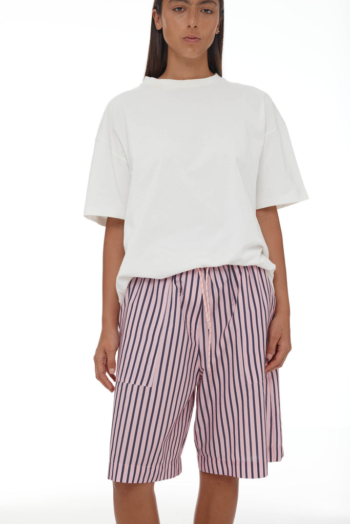 Linley Shorts - Pink & Plum Stripe