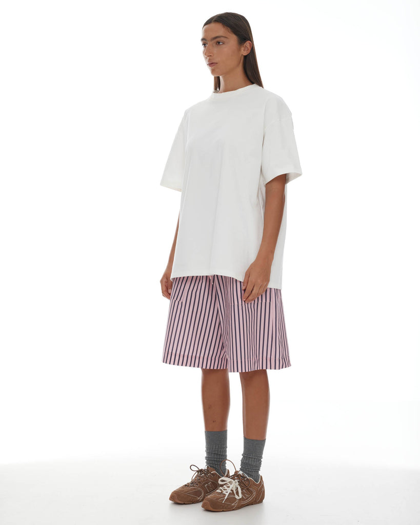 Linley Shorts - Pink & Plum Stripe