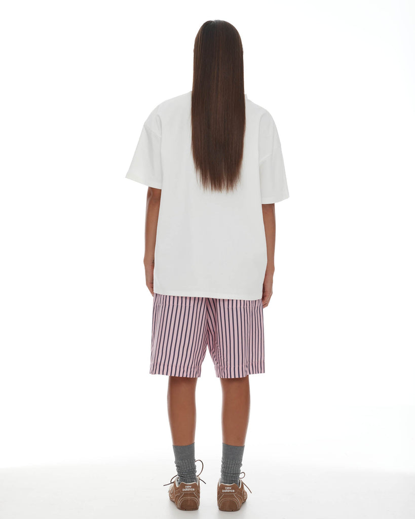 Linley Shorts - Pink & Plum Stripe