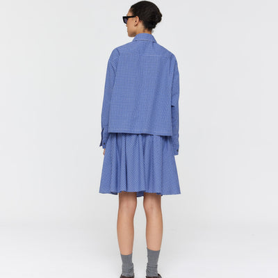 Machac Skirt - Blue Check