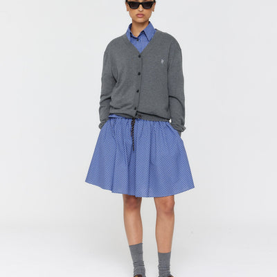 Machac Skirt - Blue Check