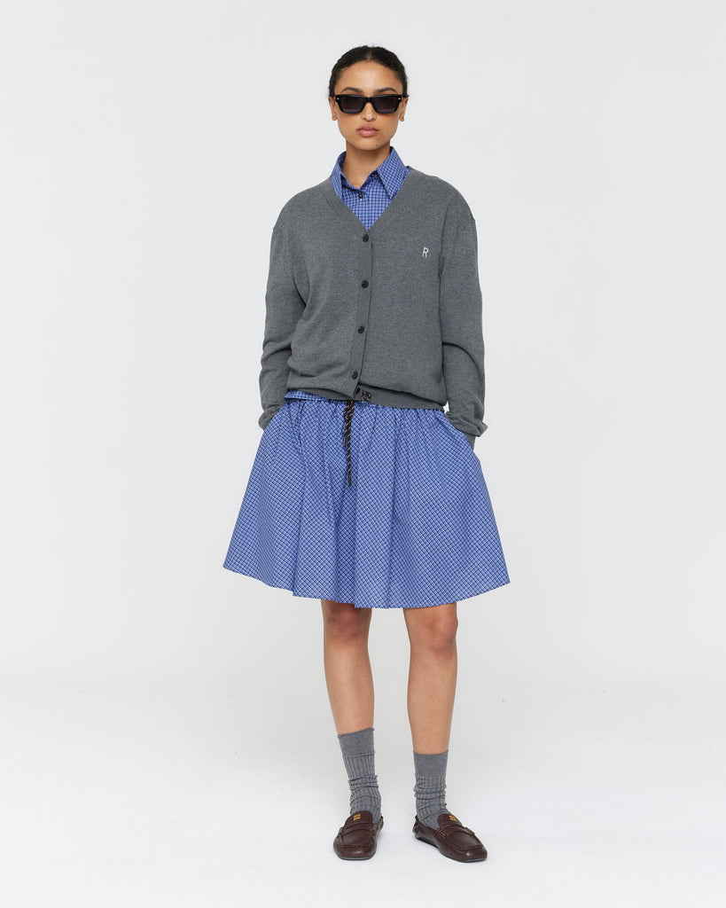 Machac Skirt - Blue Check
