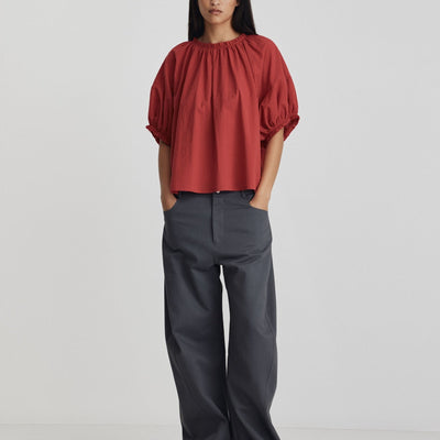 Tomas Top - Berry Red