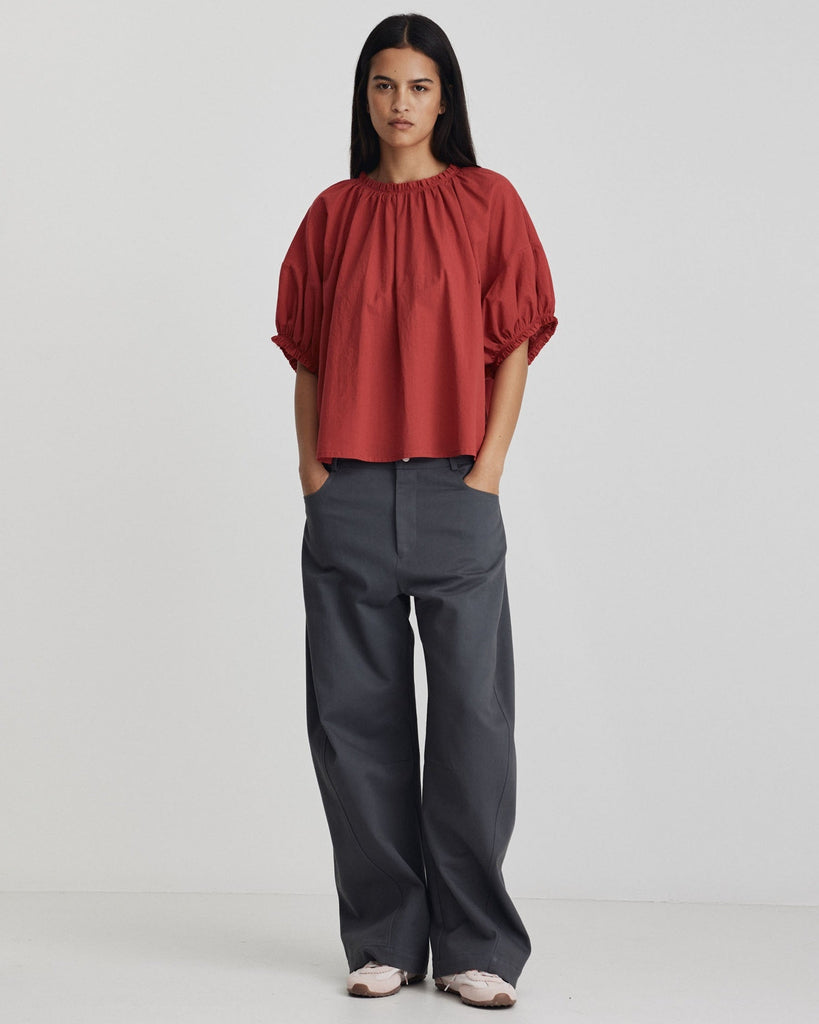 Tomas Top - Berry Red