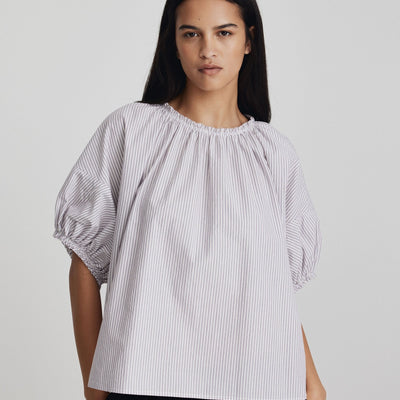 Tomas Top - Purple Stripe