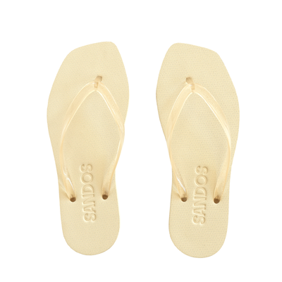 Ecru Jelly Square Jandal