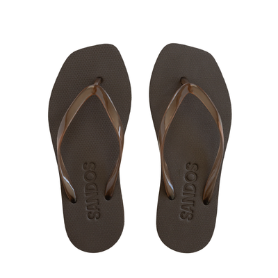 Espresso Jelly Platform Jandal