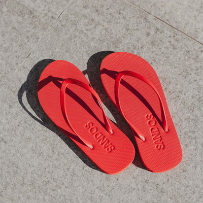 Red Boyfriend Jandal