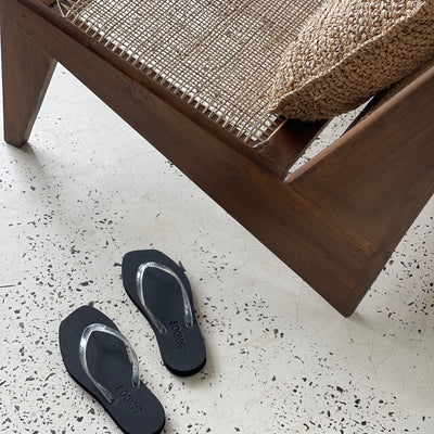 Square Toe Jandal - Jelly