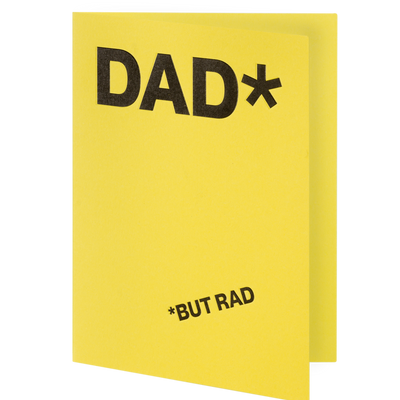 Card - Dad, but Rad