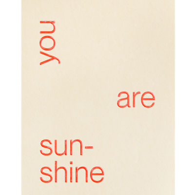 Card - You Are Sunshine