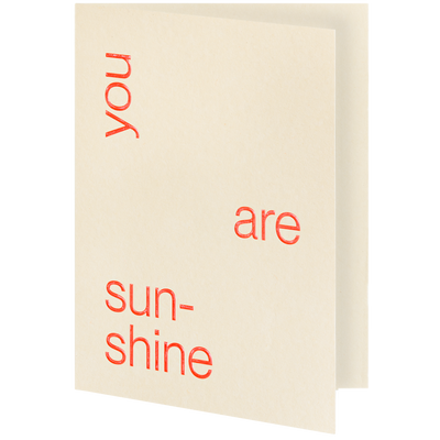 Card - You Are Sunshine