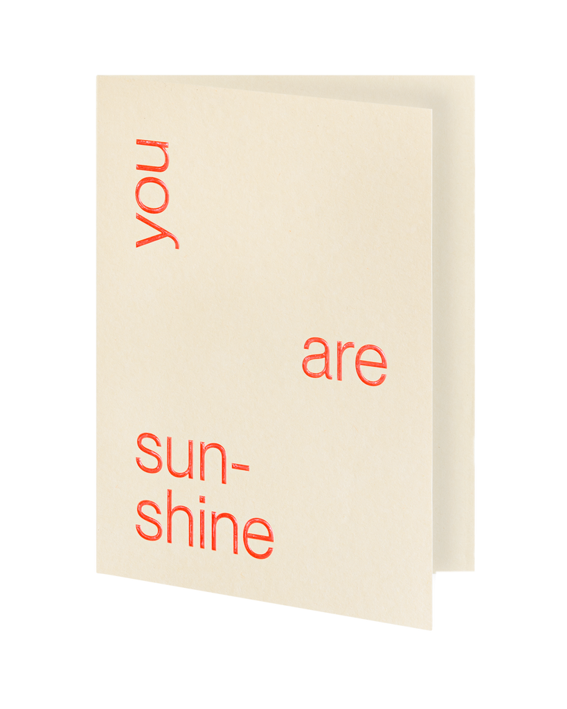 Card - You Are Sunshine