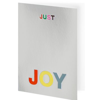 Xmas Card - Just Joy