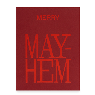 Xmas Card - Merry Mayhem