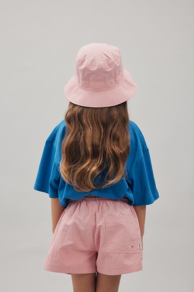 Heart Bucket Hat - Shell Pink